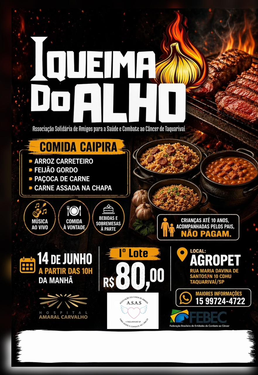 I Queima do Alho - Taquarivai